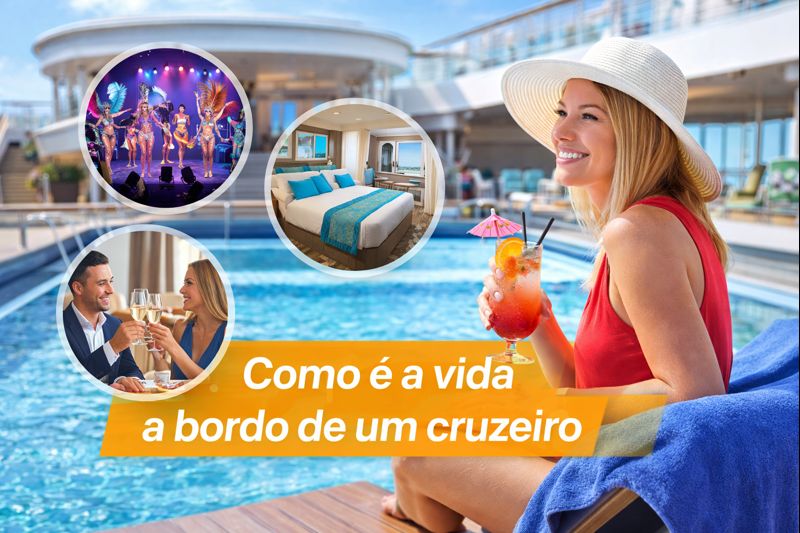 Como é a vida a bordo de um cruzeiro